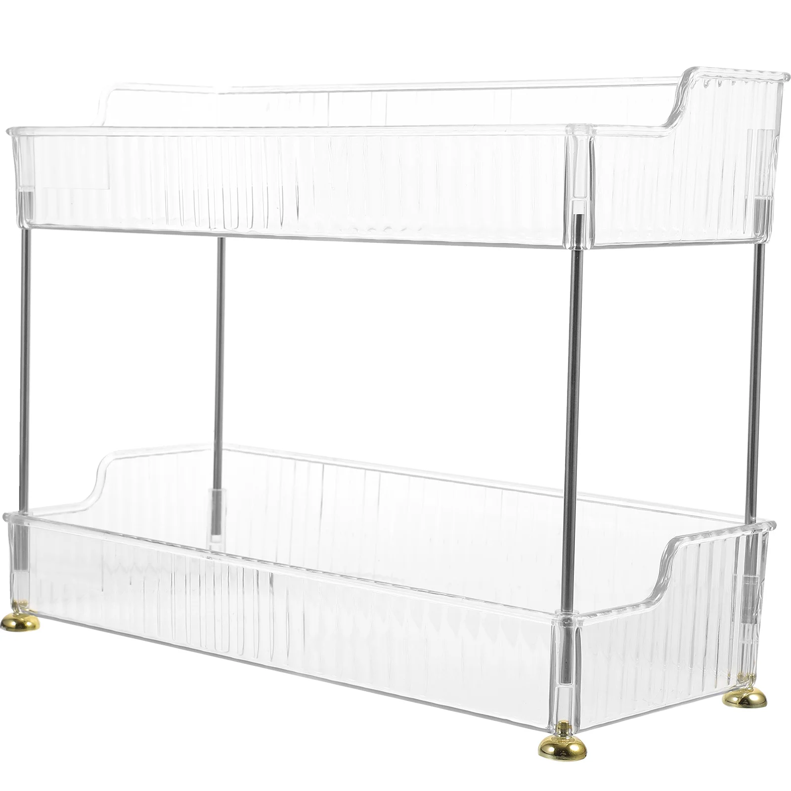Multi-layer Shelf 2 Storage Toiletry Rack Desk Organizer Wrought Iron Corner Tier Kitchen Stainless Steel Bathroom
Multi-layer Shelf 2 Storage Toiletry Rack Desk Organizer Wrought Iron Corner Tier Kitchen Stainless Steel Bathroom