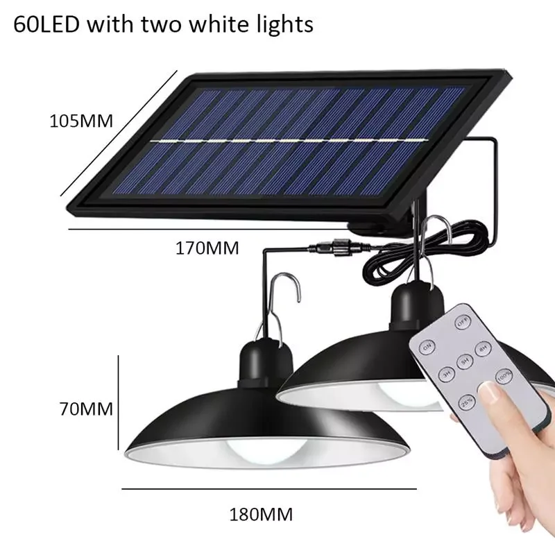 60LED Solar Powered Wall Light Outdoor Waterproof Double/Single Head Sensor Lighting Garden Patio Path Yard Decoration Lamp
60LED Solar Powered Wall Light Outdoor Waterproof Double/Single Head Sensor Lighting Garden Patio Path Yard Decoration Lamp