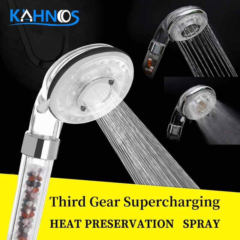 3-Function Water Saving Shower Head High Pressure and handheld ABS Water Stop Mode with Extra Pack of Filter Beads
3-Function Water Saving Shower Head High Pressure and handheld ABS Water Stop Mode with Extra Pack of Filter Beads