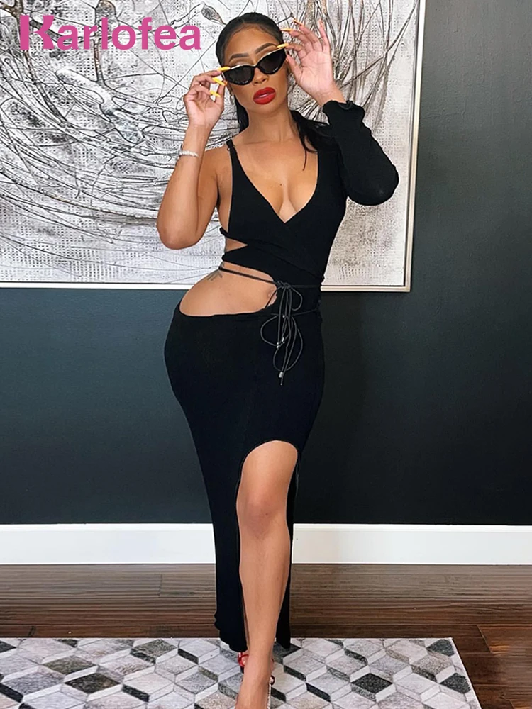 Karlofea Lady Chic Jersey Long Dress Sexy One Shoulder Long Sleeve Cut Out Fashion Outfits Clothing Thigh Split Black Maxi Dress
Karlofea Lady Chic Jersey Long Dress Sexy One Shoulder Long Sleeve Cut Out Fashion Outfits Clothing Thigh Split Black Maxi Dress