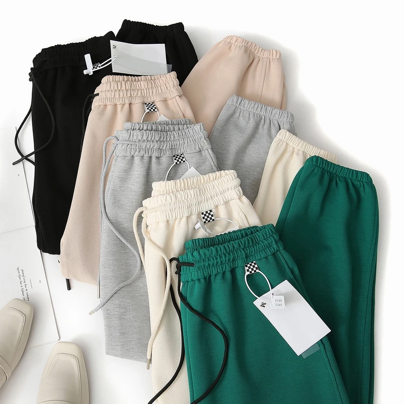 Comfortable Trousers Women Spring 2022 New Clothing Elastic Waist Wide Leg Sport Jogger Modern Girl Casual Bottom Pants
Comfortable Trousers Women Spring 2022 New Clothing Elastic Waist Wide Leg Sport Jogger Modern Girl Casual Bottom Pants