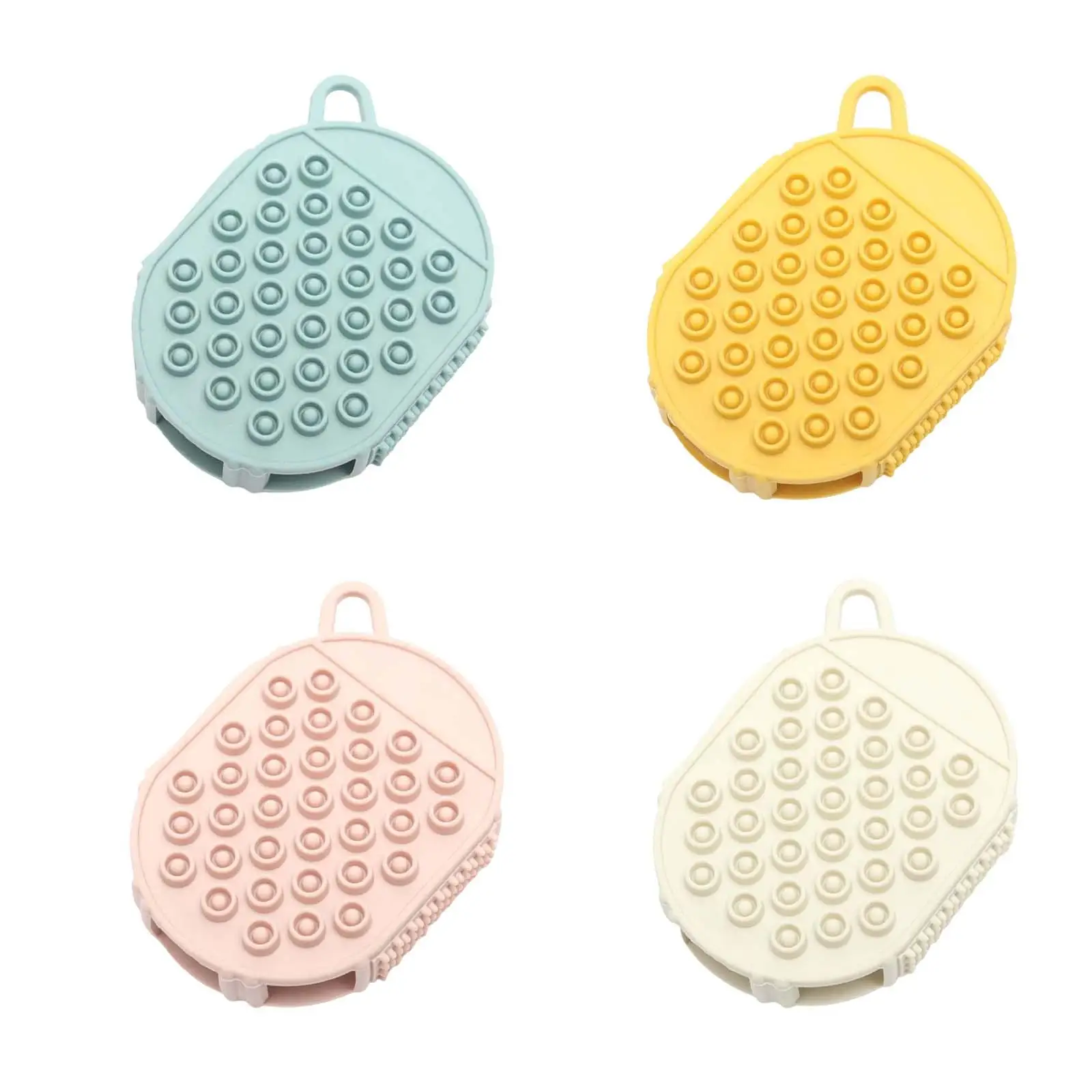 Double Sided Silicone Body Scrubber Body Wash Bath Shower Tool Massage Glove for Family Kids
Double Sided Silicone Body Scrubber Body Wash Bath Shower Tool Massage Glove for Family Kids