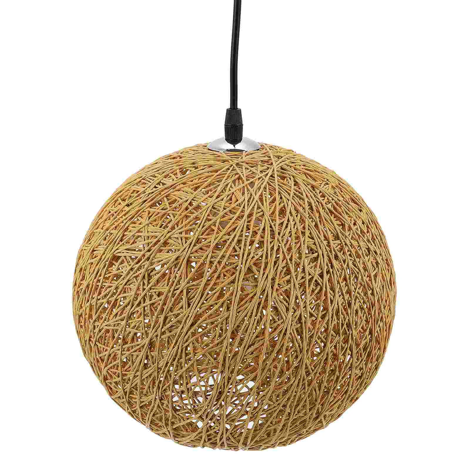 Rattan Ball Chandelier Cover Classic Light Decoration Lampshade Woven Ceiling Fixture
Rattan Ball Chandelier Cover Classic Light Decoration Lampshade Woven Ceiling Fixture