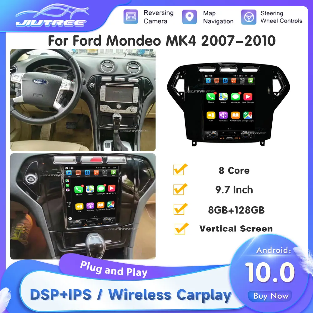 Android 10 для Ford Mondeo Fusion MK4 2007 2008 2009 2010 автомобильное радио 4G LET WIFI головное устройство с Carplay DSP аудио стерео ПЗУ 128 ГБ
Android 10 для Ford Mondeo Fusion MK4 2007 2008 2009 2010 автомобильное радио 4G LET WIFI головное устройство с Carplay DSP аудио стерео ПЗУ 128 ГБ