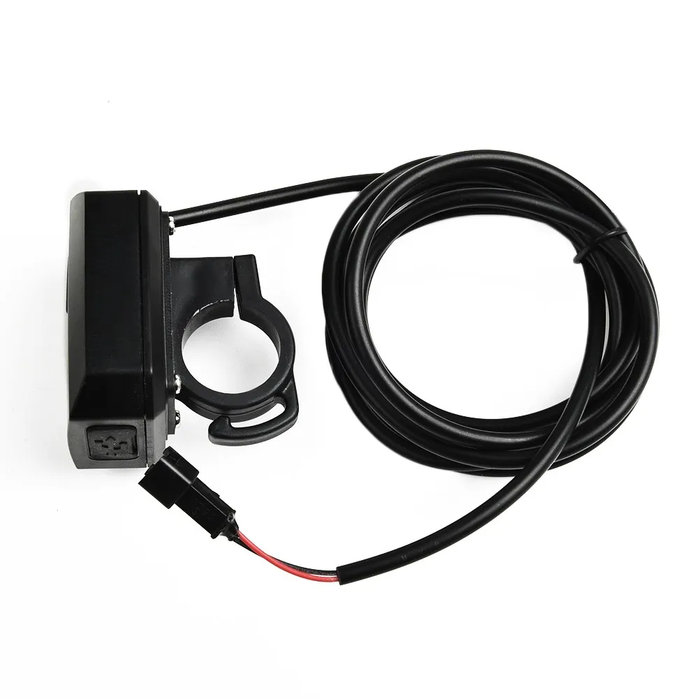 Charging Charger Ebike Electric bicycle Mobile phone Mount Portable Rubber USB 5V 2A Accessory Black Convenient
Charging Charger Ebike Electric bicycle Mobile phone Mount Portable Rubber USB 5V 2A Accessory Black Convenient