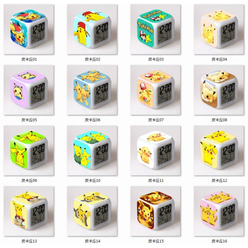 Pokemon Pikachu Alarm Clock Q Edition Pikachu Little Wisdom Children's Gift Student Gift Changing Color Alarm Clock Square Clock
Pokemon Pikachu Alarm Clock Q Edition Pikachu Little Wisdom Children's Gift Student Gift Changing Color Alarm Clock Square Clock