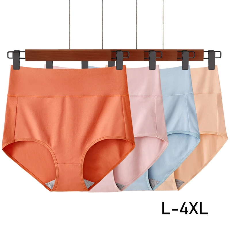 L-4XL CANLEKALEI Large Size Women's Panties Female Underwear Solid Color Cotton Breathable Lingerie High-Waist Soft Briefs
L-4XL CANLEKALEI Large Size Women's Panties Female Underwear Solid Color Cotton Breathable Lingerie High-Waist Soft Briefs
