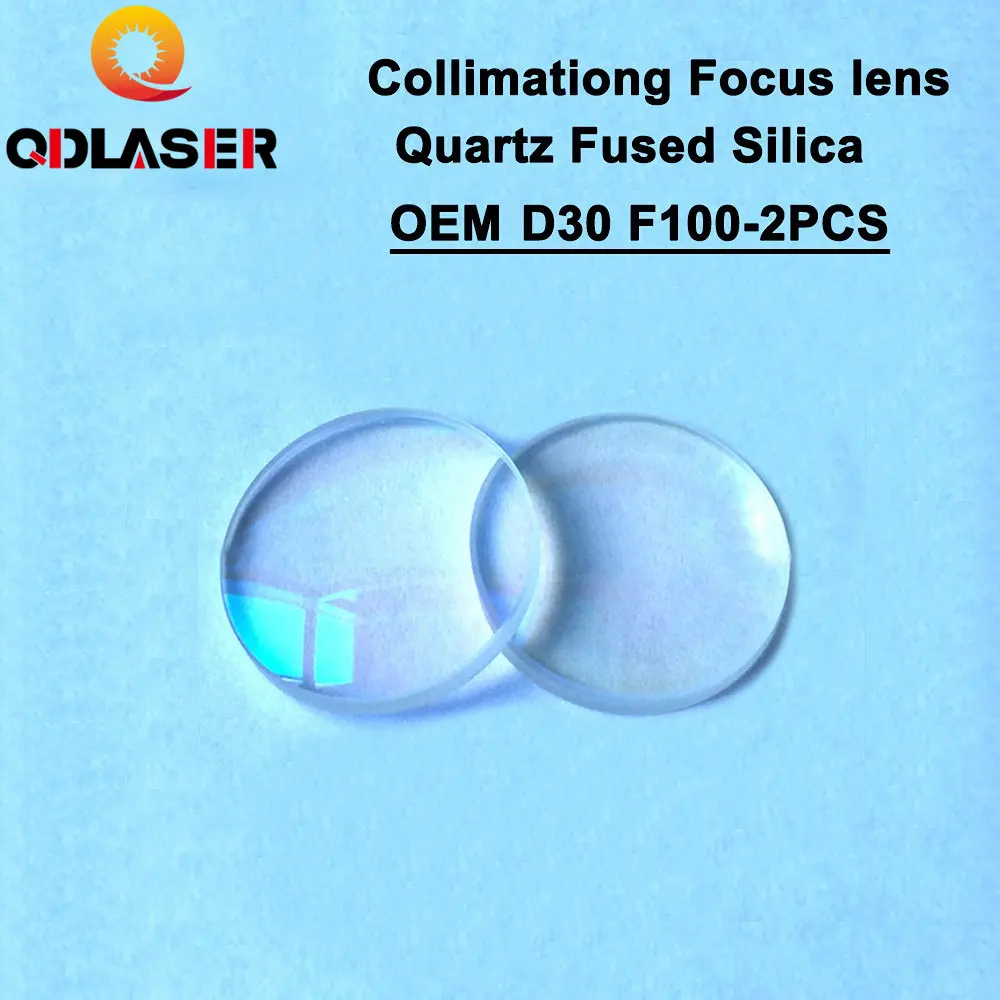 Сферический коллимационный YAG фокусный объектив QDLASER D30 F100 2 шт. Precitec OEM кварцевый плавленый кремнезем для волоконно-лазерной машины
Сферический коллимационный YAG фокусный объектив QDLASER D30 F100 2 шт. Precitec OEM кварцевый плавленый кремнезем для волоконно-лазерной машины