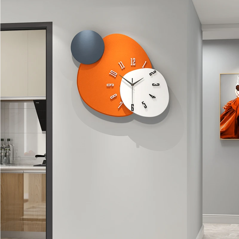 Modern Design Clocks Light Luxury Decoration Living Room Home Fashion New Creative Mute Clock Wall Hanging Household Supplies
Modern Design Clocks Light Luxury Decoration Living Room Home Fashion New Creative Mute Clock Wall Hanging Household Supplies