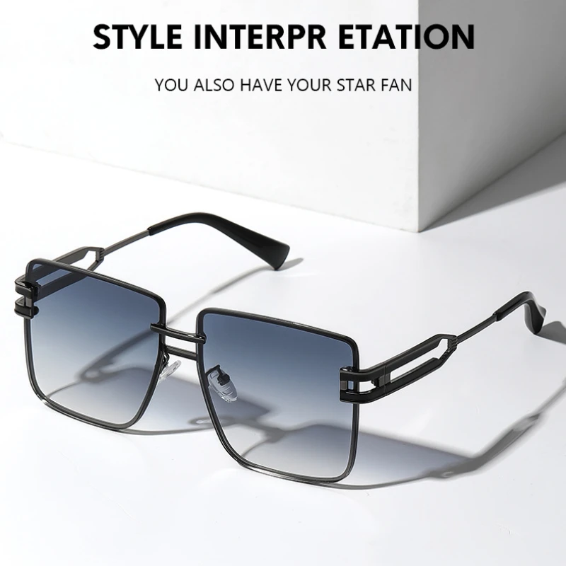 New square frame sunglasses 2A546 INS style versatile sunglasses men's street shooting fashion sunglasses
New square frame sunglasses 2A546 INS style versatile sunglasses men's street shooting fashion sunglasses