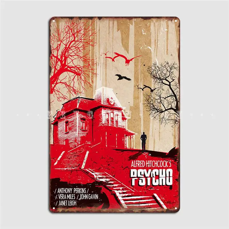Psycho Art Movie Inspired Metal Plaque Poster Wall Cave Wall Vintage Mural Painting Tin Sign Poster
Psycho Art Movie Inspired Metal Plaque Poster Wall Cave Wall Vintage Mural Painting Tin Sign Poster