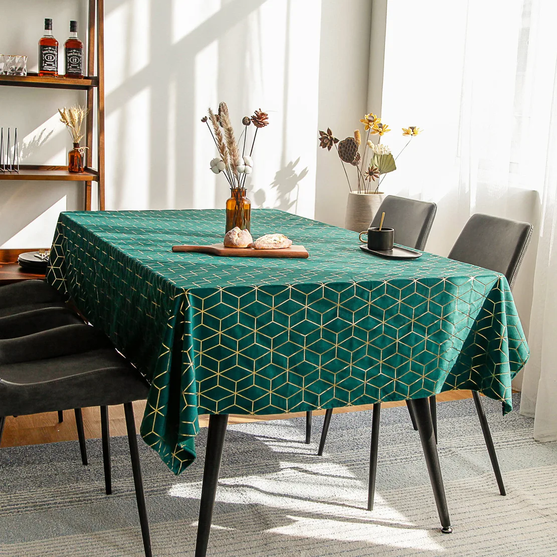 Bronzing Tablecloth Nordic Geometric Square Velvet Square Table Cloth Table Cloth Tea Table Cloth Dinning Table Set Decorating
Bronzing Tablecloth Nordic Geometric Square Velvet Square Table Cloth Table Cloth Tea Table Cloth Dinning Table Set Decorating