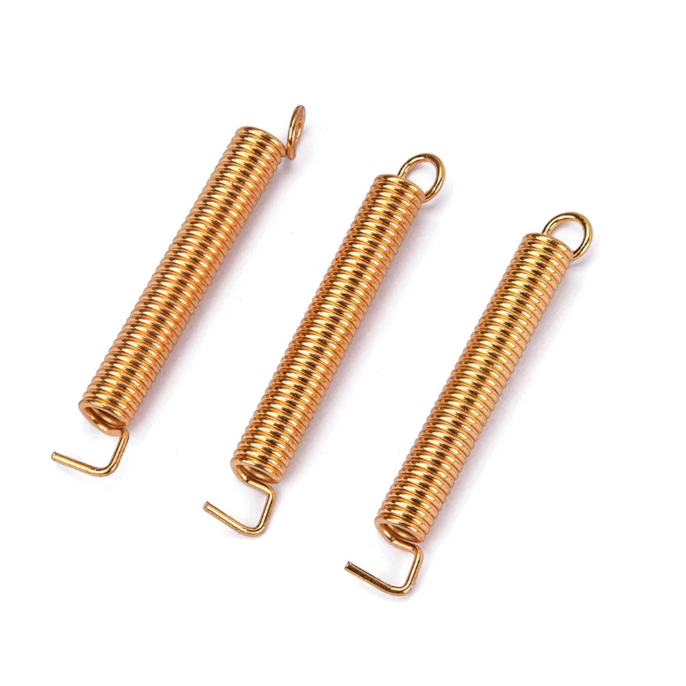 3 PCS Electric Guitar Tremolo Bridge Tension Springs Tremolo Bridge System Springs for ST/ Style Electric Guitar (Golden)
3 PCS Electric Guitar Tremolo Bridge Tension Springs Tremolo Bridge System Springs for ST/ Style Electric Guitar (Golden)