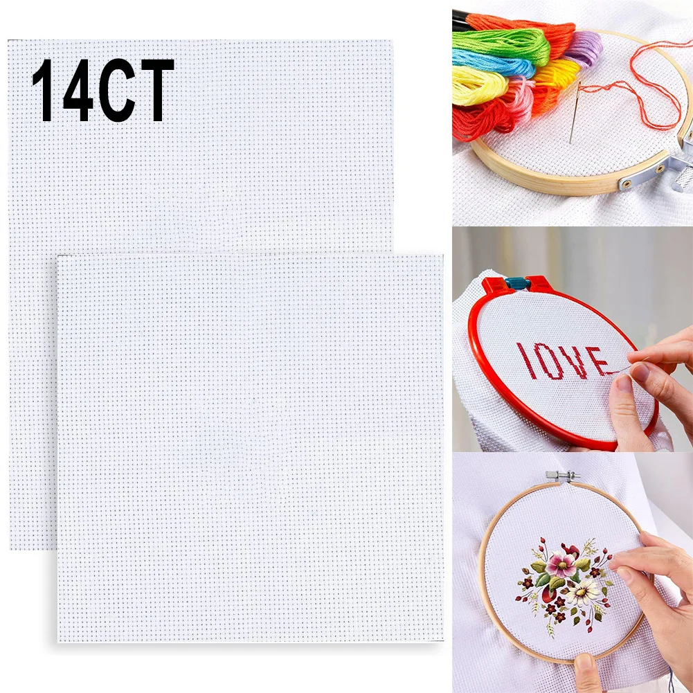 14CT Aida Cloth Cotton Embroidery Cross Stitch Fabric DIY Needlework Sewing Handcraft Cloth Craft Sewing Supplies
14CT Aida Cloth Cotton Embroidery Cross Stitch Fabric DIY Needlework Sewing Handcraft Cloth Craft Sewing Supplies