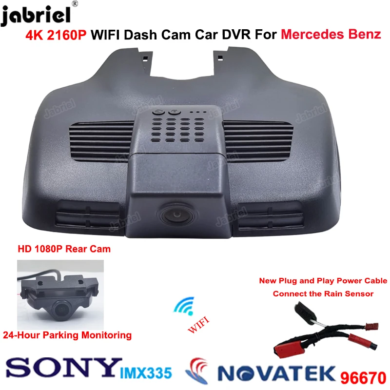 4K Wifi Car Dvr Dash Cam Driving Recorder Dual Lens for Mercedes Benz E Class w212 w213 for Mercedes C Class w205 s205 GLC x253
4K Wifi Car Dvr Dash Cam Driving Recorder Dual Lens for Mercedes Benz E Class w212 w213 for Mercedes C Class w205 s205 GLC x253