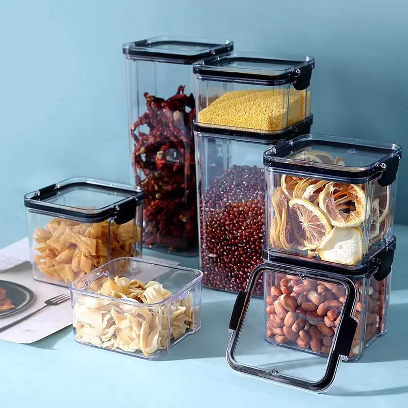 Food Storage Container Plastic Kitchen Refrigerator Noodle Box Transparent Multigrain Storage Airtight Tank Bottle With Lid
Food Storage Container Plastic Kitchen Refrigerator Noodle Box Transparent Multigrain Storage Airtight Tank Bottle With Lid