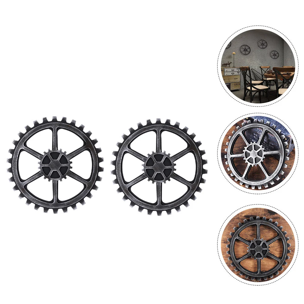 2PCS Wall Ornament Wall Hanging Decoration Unique Gear Ornament Gear Pendant for Home Bar
2PCS Wall Ornament Wall Hanging Decoration Unique Gear Ornament Gear Pendant for Home Bar