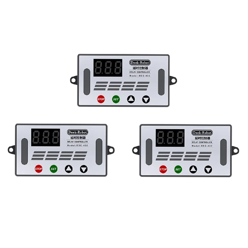3X Deek-Robot DDC-432 Dual MOS LED Digital Delay Controller Time Delay Relay Trigger Cycle Timer Delay Switch
3X Deek-Robot DDC-432 Dual MOS LED Digital Delay Controller Time Delay Relay Trigger Cycle Timer Delay Switch