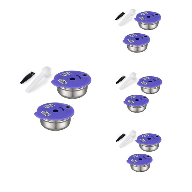 1Set Coffee Capsule Pods PP + Stainless Steel Replacement Parts For Machine Tassimo Series Refillable Filter 60ML
1Set Coffee Capsule Pods PP + Stainless Steel Replacement Parts For Machine Tassimo Series Refillable Filter 60ML