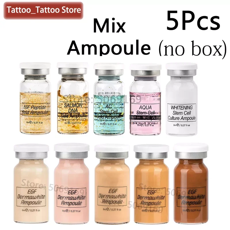5pcs 8ML Gold Ampoule Serum Glow BB Cream Starter Kit Dermawhite mix serum add foundation niacinamide for Whitening brightening
5pcs 8ML Gold Ampoule Serum Glow BB Cream Starter Kit Dermawhite mix serum add foundation niacinamide for Whitening brightening