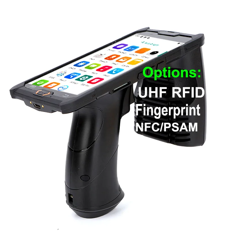 5 inch NFC UHF RFID rugged android PDA, handhelds terminals,Mobile computer with Optional UHF RFID Fingerprint PSAM Lan
5 inch NFC UHF RFID rugged android PDA, handhelds terminals,Mobile computer with Optional UHF RFID Fingerprint PSAM Lan