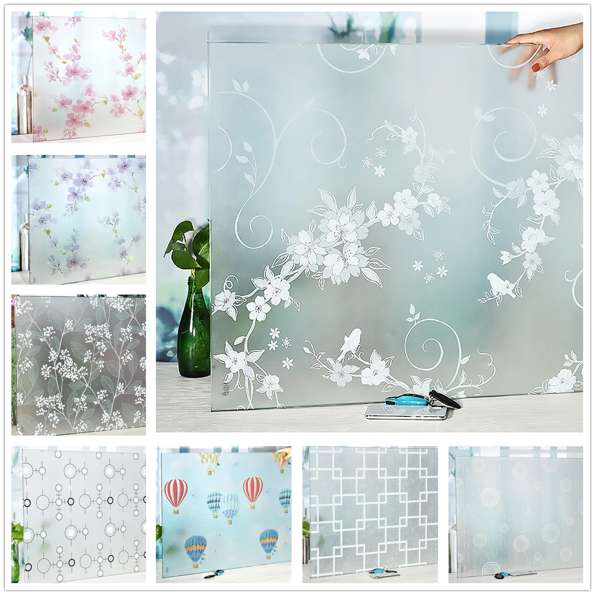 Privacy Window Film UV Blocking Frosted Self Adhesive Opaque Vinyl Decorative Glass Door Sticker Heat Control Coverings for Home
Privacy Window Film UV Blocking Frosted Self Adhesive Opaque Vinyl Decorative Glass Door Sticker Heat Control Coverings for Home