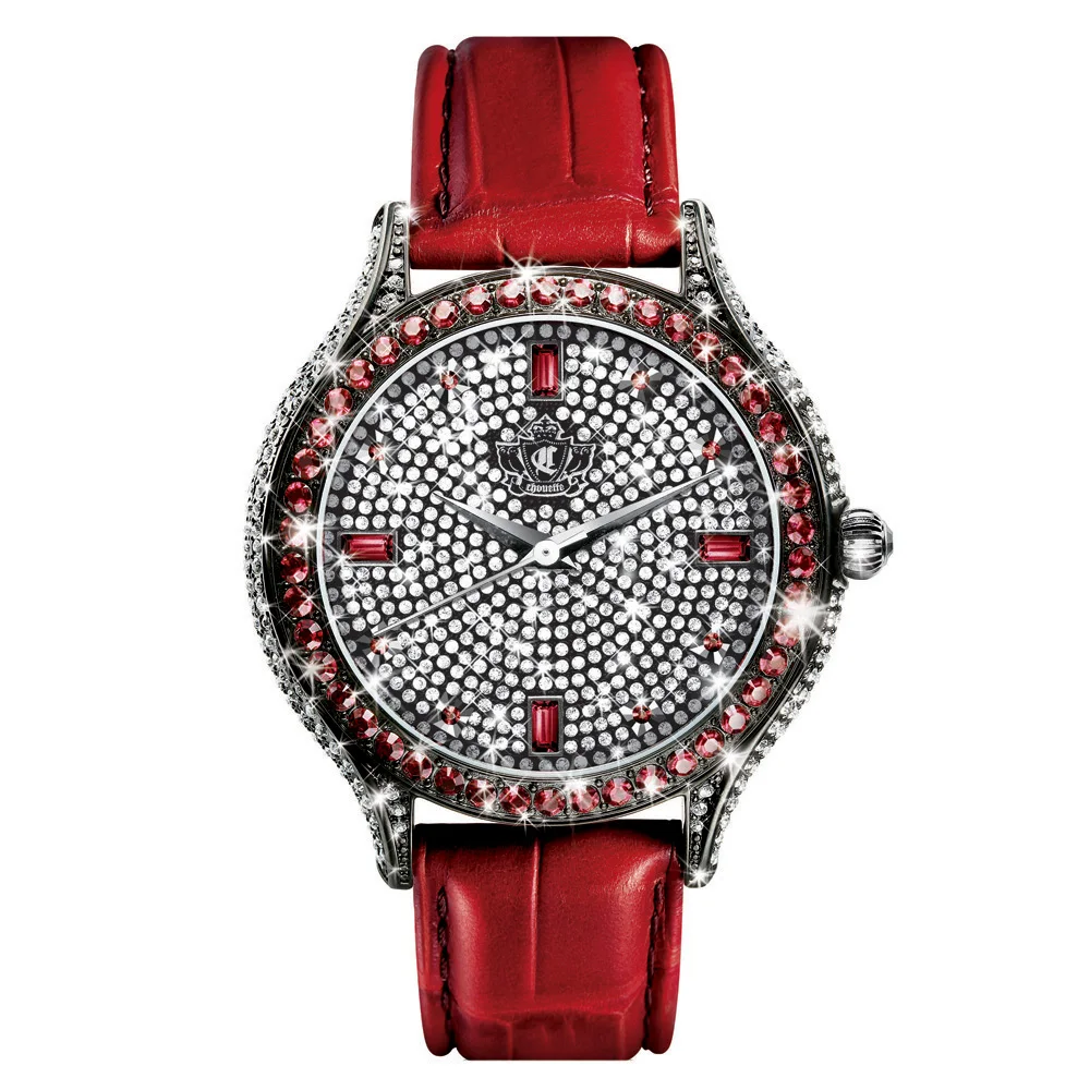 Large Dial Watch Christmas Red round Rhinestone Leather Watch Quartz Pointer Couple Watch
Large Dial Watch Christmas Red round Rhinestone Leather Watch Quartz Pointer Couple Watch