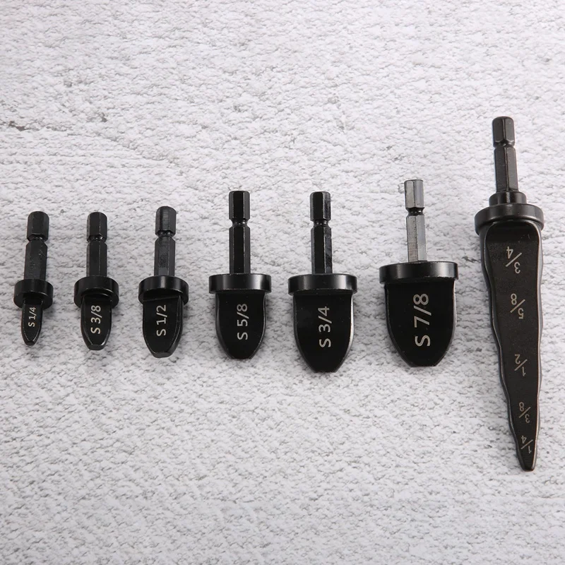 7Pcs Manual Copper Pipe Swaging Tool Drill Bit,6Pcs Pipe Expander Drill Bit +5 In 1 Air Conditioner Copper Pipe Expander
7Pcs Manual Copper Pipe Swaging Tool Drill Bit,6Pcs Pipe Expander Drill Bit +5 In 1 Air Conditioner Copper Pipe Expander