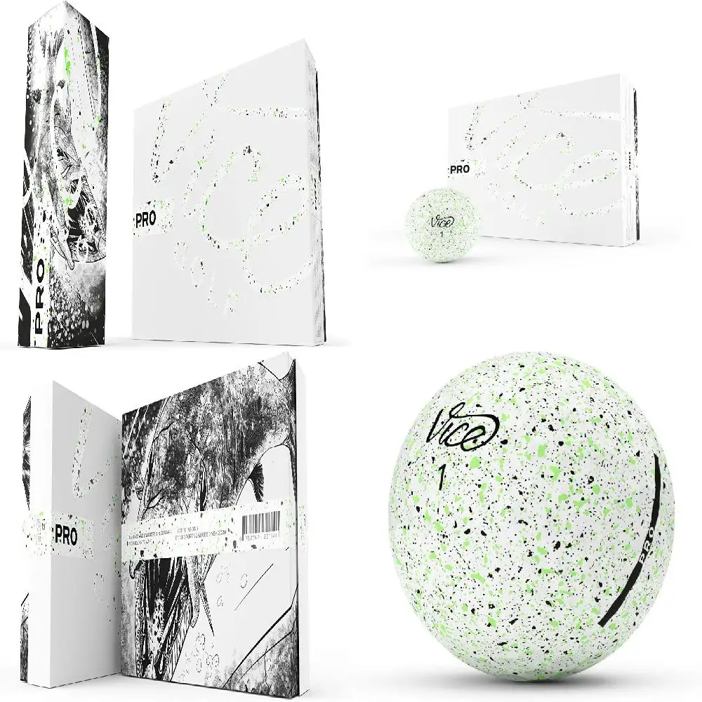 New 12-Pack of Soft & Green Drip Golf Balls - Perfect for Practice & Enjoyable Recreation.
New 12-Pack of Soft & Green Drip Golf Balls - Perfect for Practice & Enjoyable Recreation.