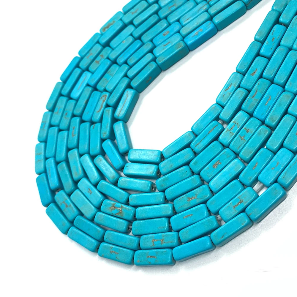 Synthetic Turquoise Bead Rectangle Natural Stone Charms Beaded 4x13mm DIY Making Bracelet Necklace Jewelry Accessory Loose Beads
Synthetic Turquoise Bead Rectangle Natural Stone Charms Beaded 4x13mm DIY Making Bracelet Necklace Jewelry Accessory Loose Beads