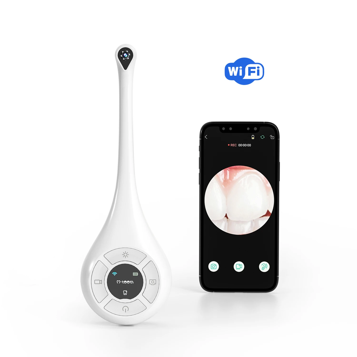 Wi-Fi Стоматологическая Интраоральная камера 1080P с высоким разрешением и светодиодсветильник, беспроводной Wi-Fi-эндоскоп для полости рта, Интр...
Wi-Fi Стоматологическая Интраоральная камера 1080P с высоким разрешением и светодиодсветильник, беспроводной Wi-Fi-эндоскоп для полости рта, Интр...