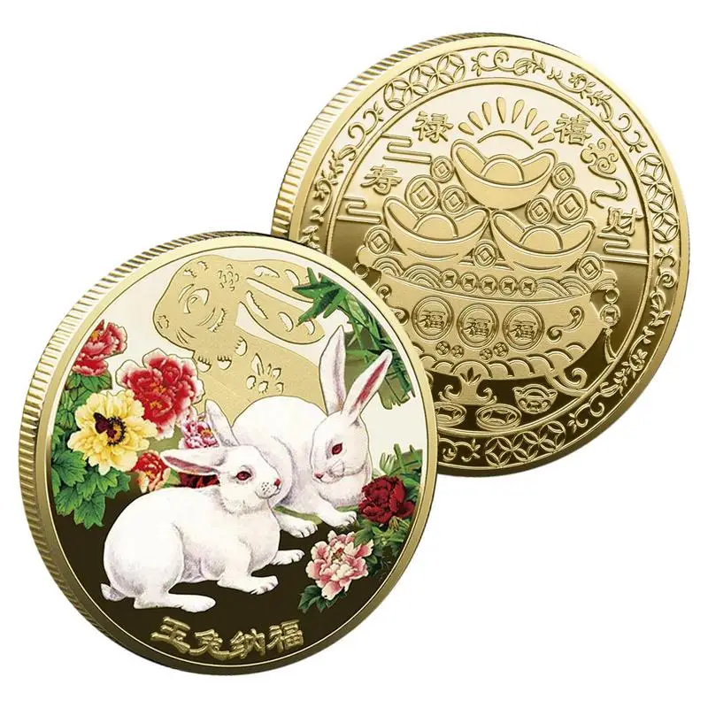 Chinese Rabbit Coin Gold Silver 2023 Chinese New Year Bunny Coins Collectibles Year Of The Rabbit Zodiac Animal Party Favor
Chinese Rabbit Coin Gold Silver 2023 Chinese New Year Bunny Coins Collectibles Year Of The Rabbit Zodiac Animal Party Favor