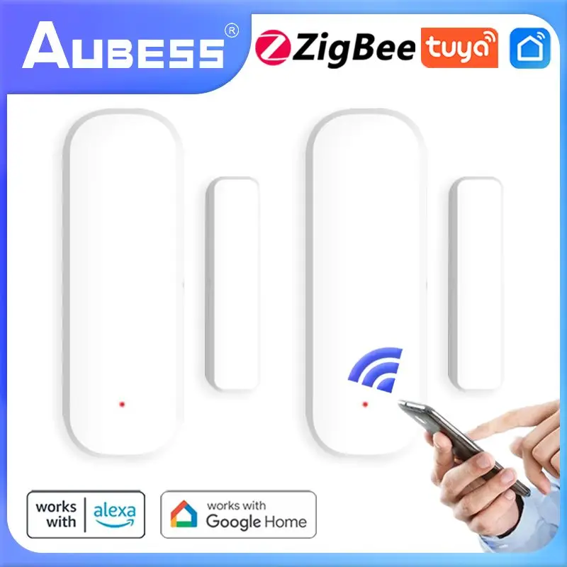 Aubess Tuya Smart Door Sensor WiFi Zigbee Door Open Closed Detectors Smart Home Smart Life APP Control Alexa Google Home
Aubess Tuya Smart Door Sensor WiFi Zigbee Door Open Closed Detectors Smart Home Smart Life APP Control Alexa Google Home