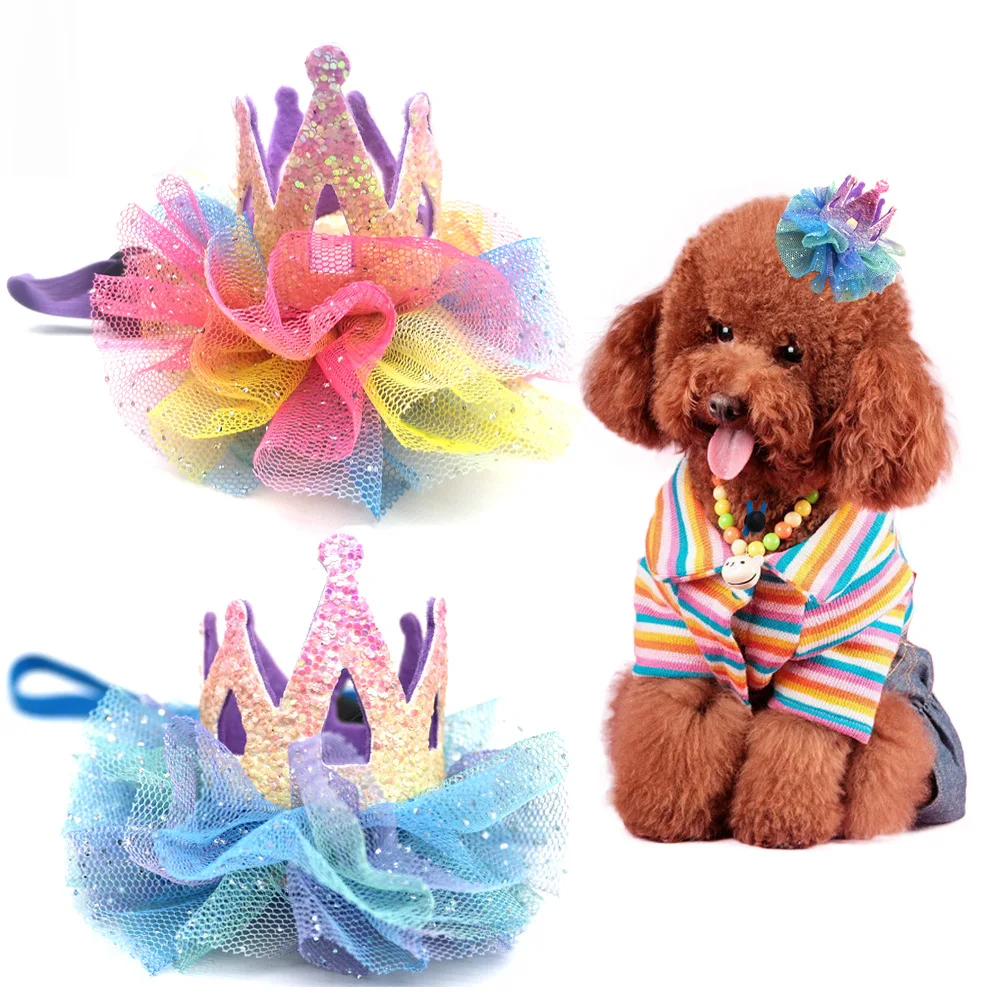 Christmas Pet Dog Cap with Colorful Lace Sequin Hat with Adjustable Strap Small Dog Cat Birthday Pet Cap Headwear Dog Supplies
Christmas Pet Dog Cap with Colorful Lace Sequin Hat with Adjustable Strap Small Dog Cat Birthday Pet Cap Headwear Dog Supplies