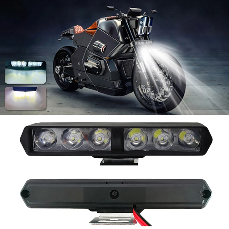 6LED Motorcycle Headlight SpotLights Electric Vehicle Scooters Autocycle Modified Bulbs Flash
6LED Motorcycle Headlight SpotLights Electric Vehicle Scooters Autocycle Modified Bulbs Flash