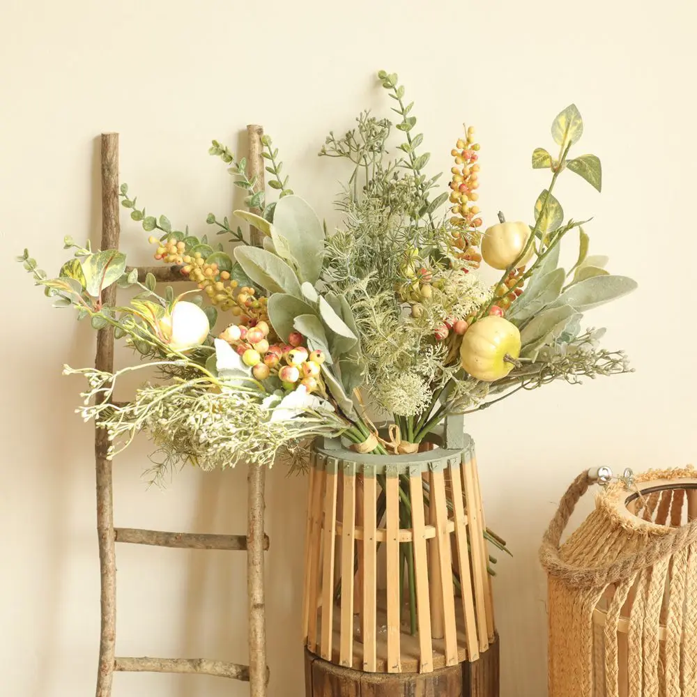 Artificial Fruit Fake Plants Decoration Eucalyptus Leaf Pumpkin Berry Bunch Berries Foam Flowers Plastic Plants for Home
Artificial Fruit Fake Plants Decoration Eucalyptus Leaf Pumpkin Berry Bunch Berries Foam Flowers Plastic Plants for Home