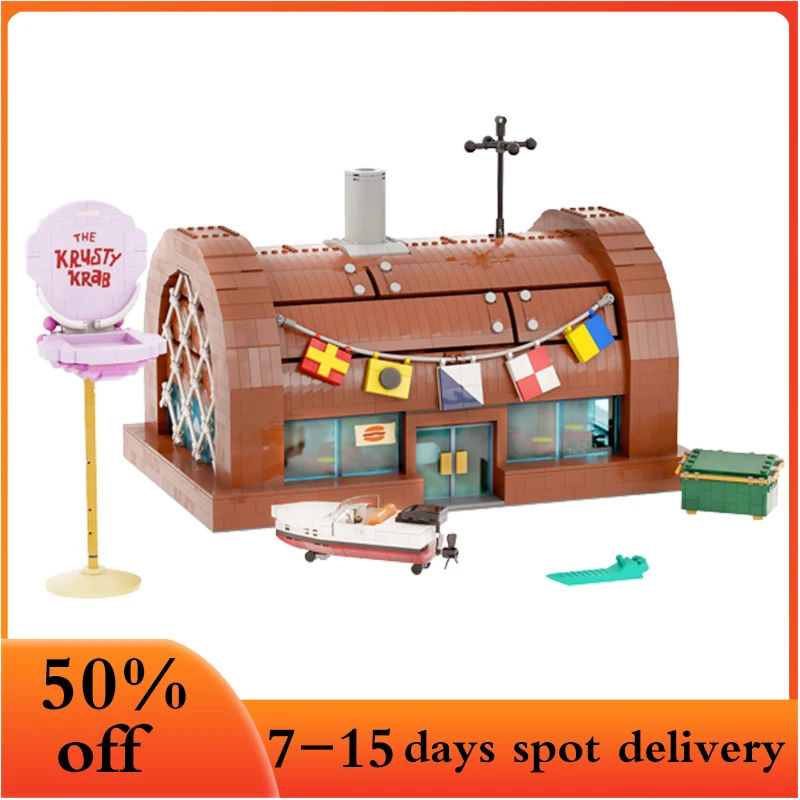 3458pcs Krusty Krab MOC-82378 Building Blocks Customized Authorize MOC Assemble Bricks Birthday Children Christmas Toys Gifts
3458pcs Krusty Krab MOC-82378 Building Blocks Customized Authorize MOC Assemble Bricks Birthday Children Christmas Toys Gifts