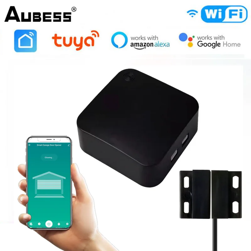 Tuya Wifi Garage Door Smart Controller Intelligent Garage Door Smart Switch APP Remote Conrtrol Work With Alexa Google Home
Tuya Wifi Garage Door Smart Controller Intelligent Garage Door Smart Switch APP Remote Conrtrol Work With Alexa Google Home