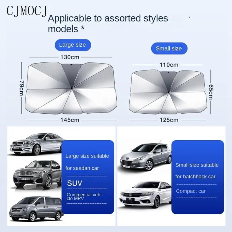 NEW Summer Car Foldable Front Windshield Sunshades Interior Sun Parasol Cover for Front Window UV Protection Sun Visor Curtain
NEW Summer Car Foldable Front Windshield Sunshades Interior Sun Parasol Cover for Front Window UV Protection Sun Visor Curtain