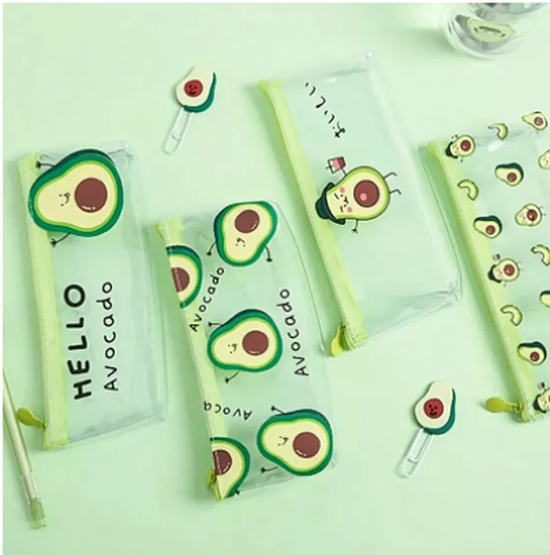 1Pc Cute Avocado Pencil Case Kawaii for Kids Gift School Pencil Box Pencilcase Transparent Pencil Bag School Supplies Stationery
1Pc Cute Avocado Pencil Case Kawaii for Kids Gift School Pencil Box Pencilcase Transparent Pencil Bag School Supplies Stationery