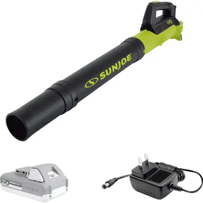 

24-Volt iON+ Cordless Compact Turbine Jet Blower Kit, W/ 2.0-Ah Battery & Charger, 100-MPH, 280-CFM