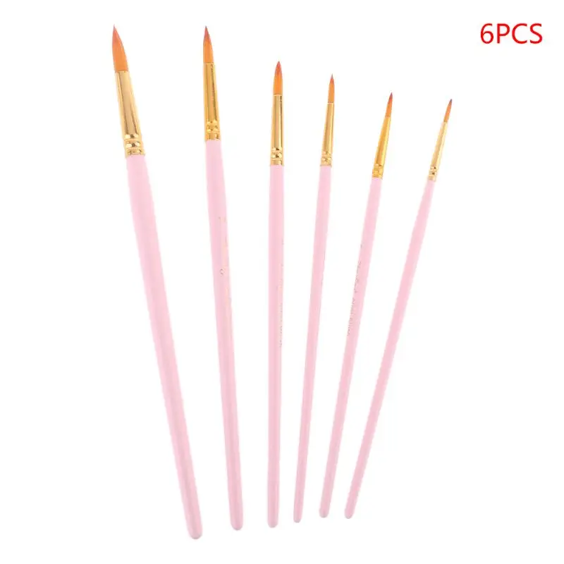 2022 New 6pcs Spike Painting Brushes Nylon Hair Watercolor Gouache Paint Brush Fine Tip
2022 New 6pcs Spike Painting Brushes Nylon Hair Watercolor Gouache Paint Brush Fine Tip