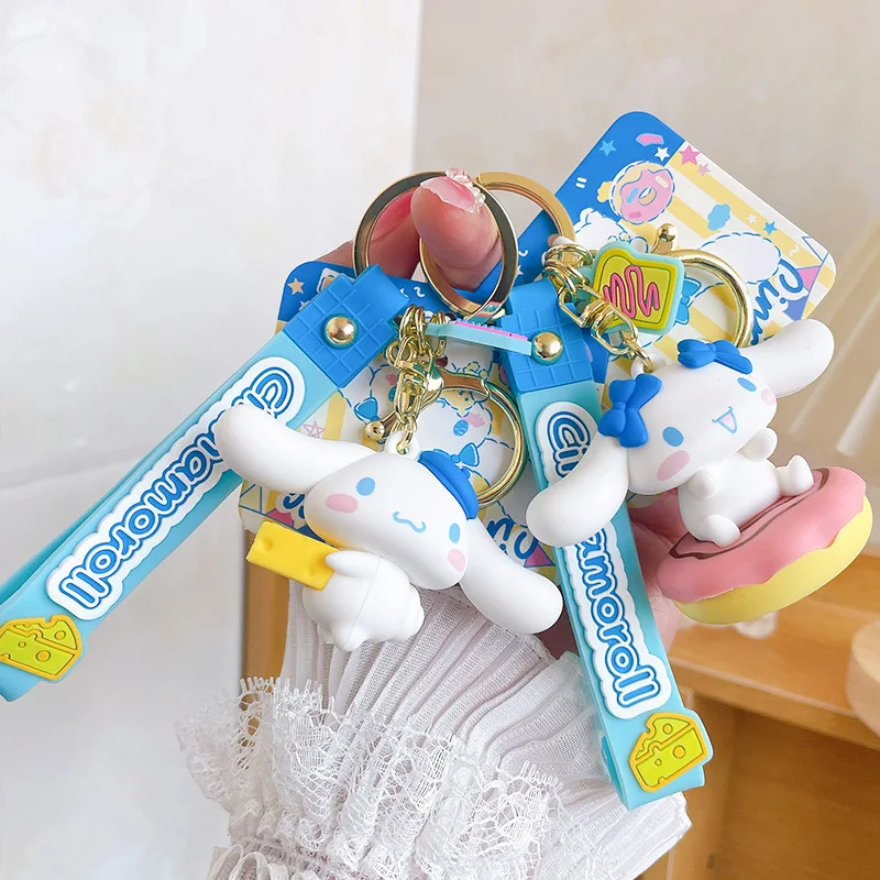 Kawaii Anime Sanrio Cinnamoroll Bag Pendant Cute Cartoon Character Girly Heart Personality Keychain Toy for Girls Kid Gifts
Kawaii Anime Sanrio Cinnamoroll Bag Pendant Cute Cartoon Character Girly Heart Personality Keychain Toy for Girls Kid Gifts