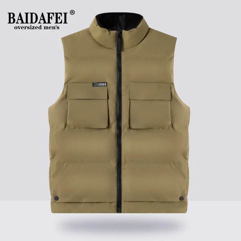 Oversized 5XL 6XL 7XL 8XL Men's Casual Classic Sleeveless Outerwear & Coats 2022 New Arrival Autumn and Winter Warm Vest Jacket
Oversized 5XL 6XL 7XL 8XL Men's Casual Classic Sleeveless Outerwear & Coats 2022 New Arrival Autumn and Winter Warm Vest Jacket