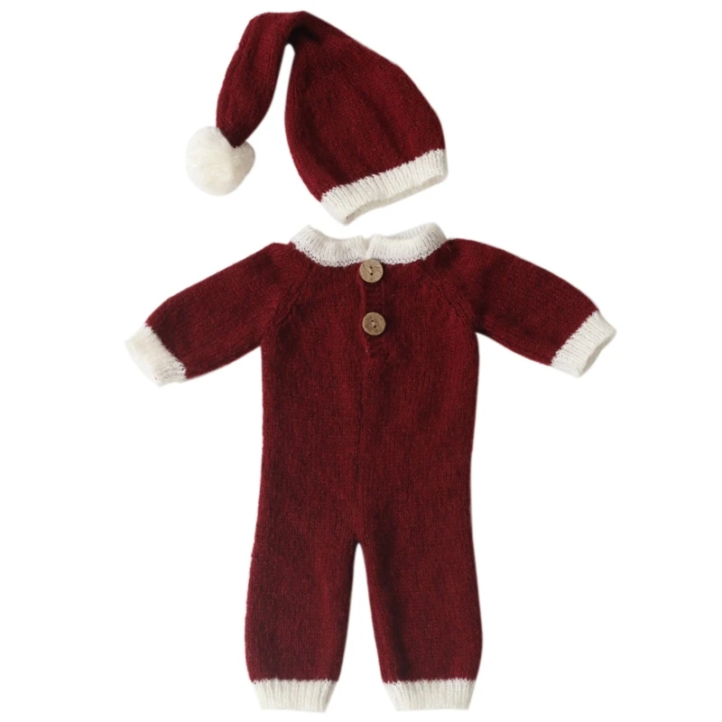 Knit Clothing for Infants Photo Shooting Fotografia Baby Boy Girl Romper Hat Set
Knit Clothing for Infants Photo Shooting Fotografia Baby Boy Girl Romper Hat Set