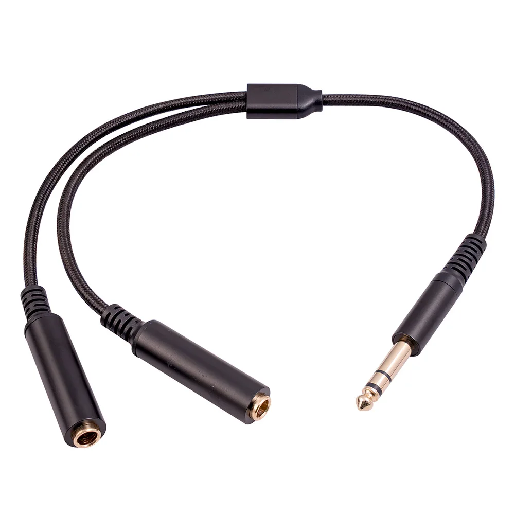 6.35mm Male To Dual Female Audio Cable 6.35mm TRS Stere Y Splitter Adapter Audio Cable 30CM Electronic Organ Mic Adapter
6.35mm Male To Dual Female Audio Cable 6.35mm TRS Stere Y Splitter Adapter Audio Cable 30CM Electronic Organ Mic Adapter