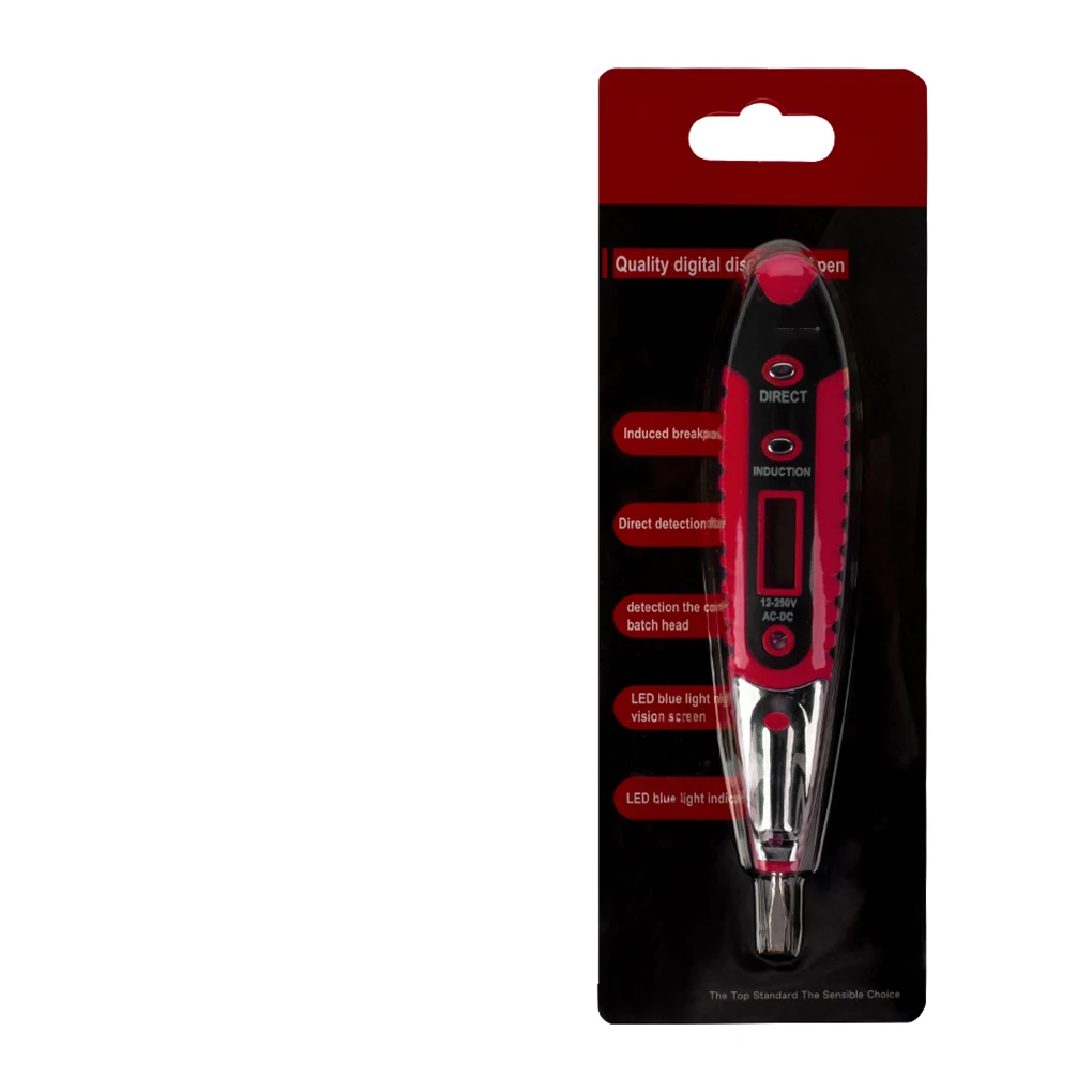 FangNymph Digital Test Pencil Multifunction AC DC 12-250V Tester Electrical LCD Display Voltage Detector Test Pen
FangNymph Digital Test Pencil Multifunction AC DC 12-250V Tester Electrical LCD Display Voltage Detector Test Pen