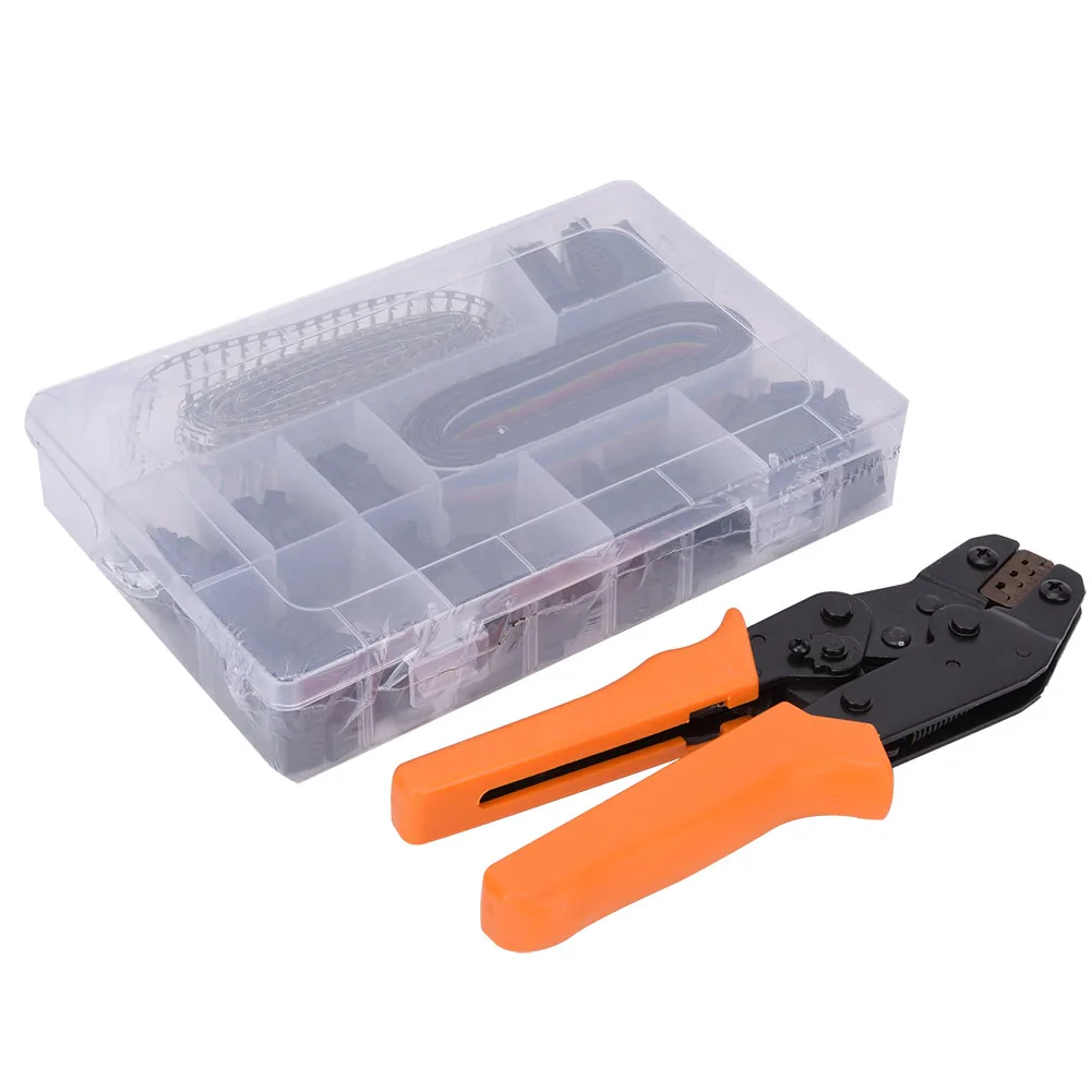 Terminal Ferrule Crimping Pliers Wire Cable Crimper Hand Tool Set with 770pcs Terminals SN-28B DuPont crimping tool§pliers
Terminal Ferrule Crimping Pliers Wire Cable Crimper Hand Tool Set with 770pcs Terminals SN-28B DuPont crimping tool§pliers