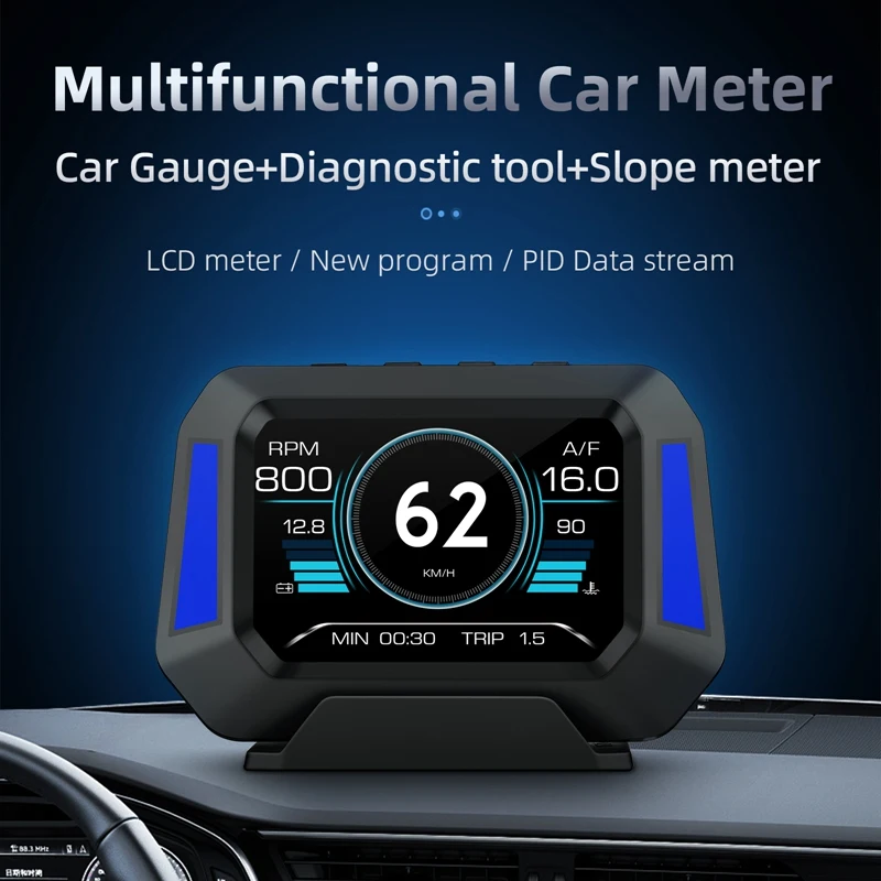 HUD Head-Up Display 4X4 Inclinometer Car Level Sensor HUD Gradient GPS Real-Time Off-Road Vehicle System Speedometer
HUD Head-Up Display 4X4 Inclinometer Car Level Sensor HUD Gradient GPS Real-Time Off-Road Vehicle System Speedometer