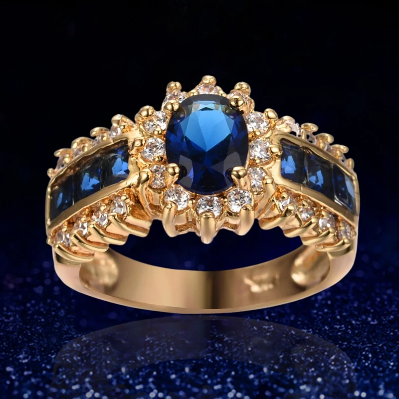Vintage Blue Sapphire / Ruby Color Stone Crown Rings For Women Gold Plated Jewelry Wedding Engagement Bridal Band Party Ring
Vintage Blue Sapphire / Ruby Color Stone Crown Rings For Women Gold Plated Jewelry Wedding Engagement Bridal Band Party Ring